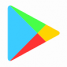 google play icon triangular multiple colors