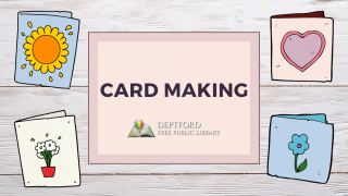 Pictures of greeting cards with words that say "Card Making"
