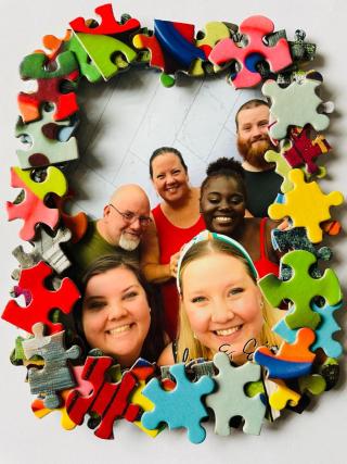 Puzzle Piece Picture Frame craft; May 19, 6:30 pm