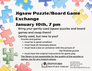 puzzle/board game exchange