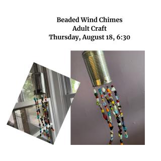 august craft - wind chimes